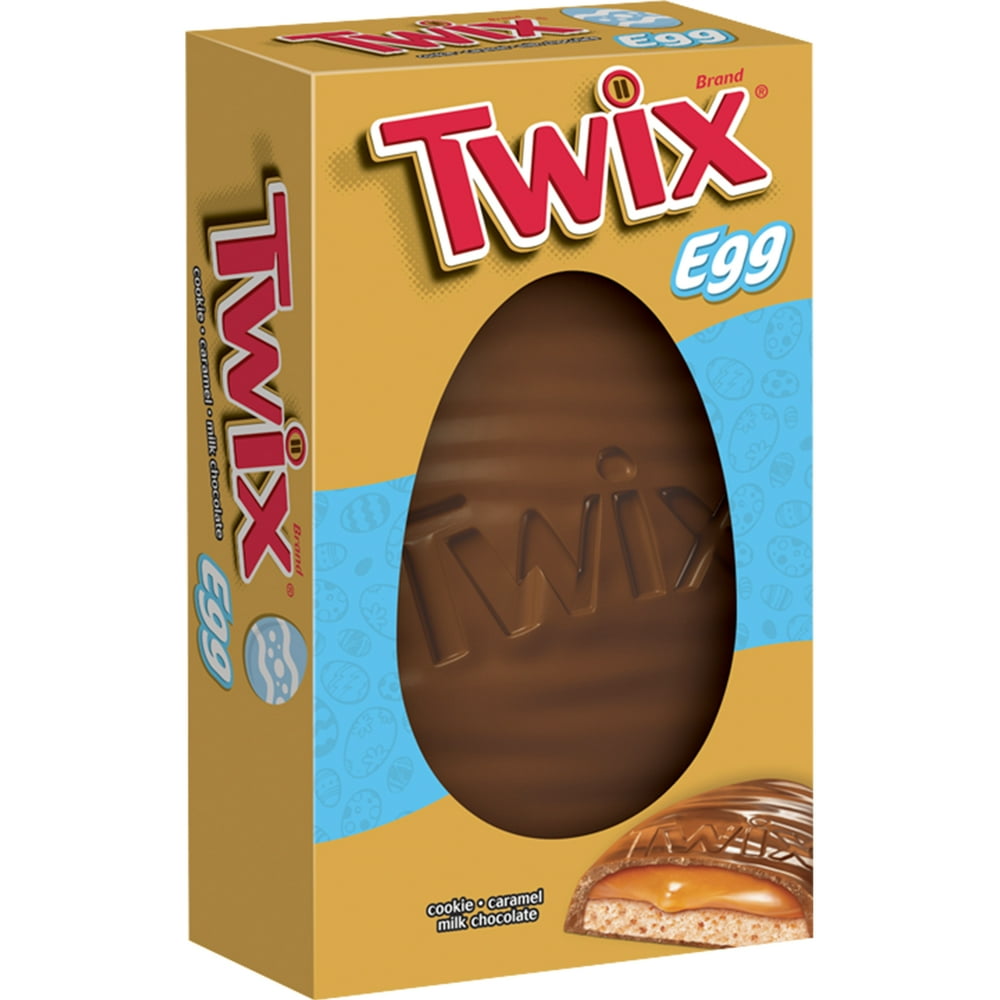 Twix Caramel Cookie Chocolate Easter Egg Candy, 5 Oz.