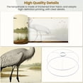 thumbnail image 4 of Linen Drum Lampshades Sandhill Crane Standing Serene Wetland Marsh Landscape 13"x13"x10" Light Shade for Table Lamps Floor Lamp Shades Lampshade Replacement Assembly Required, 4 of 8