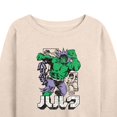 thumbnail image 3 of Marvel Hulk - Katakana - Women's French Terry Pullover Sweatshirt, 3 of 5