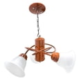 thumbnail image 1 of Candil De Techo Luz Ideal, Átomo Madera 3 Luces.., 1 of 3