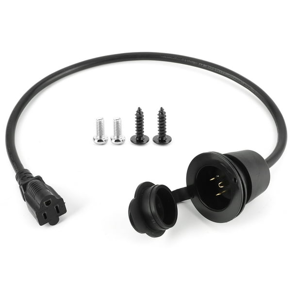 Power Inlet Port Plug,15A Power Inlet Port A Inlet Port Plug Cord ...
