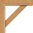 thumbnail image 3 of Ekena Millwork 6"W x 26"D x 26"H Traditional Block Rough Sawn Bracket w/ Offset Brace, Western Red Cedar, 3 of 25