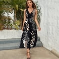thumbnail image 5 of Animal Print Patterns Sleeveless Dress Woman Fashion Long Dresses Women's Summer Suit Dress 2025, 5 of 7