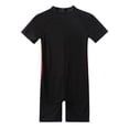 thumbnail image 2 of iEFiEL Kids Girls Swimsuit One-piece Short Sleeves Bathing Suit Rash Guard Black 8-10, 2 of 7