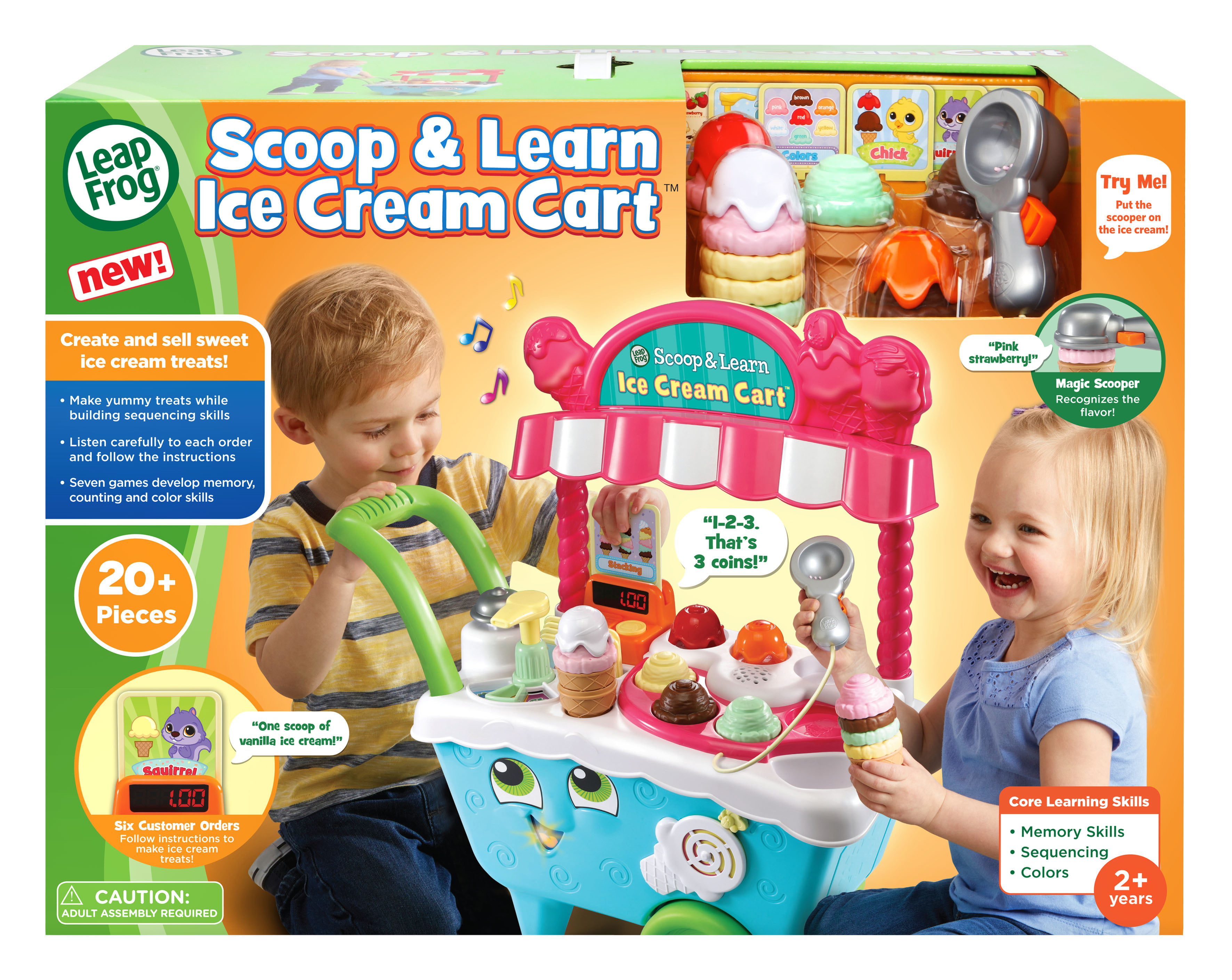 laugh and learn ice cream cart