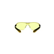 3M Safety Glasses, Flat Temple, Flexible, Yellow Lens, Protective Eyewear, 1 Pair