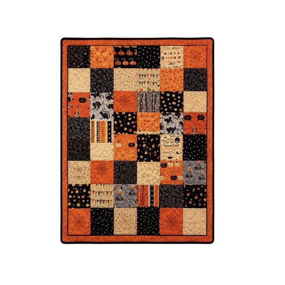 Throw Blanket Halloween Throw Blanket Soft Blanket Rustic Farmhouse Halloween Decoration for Sofa Bed Holiday Party Gifts