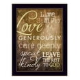 thumbnail image 1 of TrendyDecor4U MA145B-712 "Vivre Simplement" par Marla Rae Imprimé Encadré Art Mural, 1 of 2