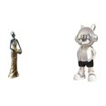 thumbnail image 1 of Figura Decorativa Moderna Y Ligera De Una Astronauta Africana Tribal, Ideal Para El Hogar, Hoteles, Chimenea, Estante O Escritorio. Un Regalo Perfecto Para Inauguración De Casa., 1 of 8