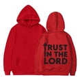 thumbnail image 1 of PMVFHDE Liquidation Chandails en Molleton pour Adolescentes Imprimé Alphabet à Capuche Manches Longues Chandails en Molleton pour Filles, Rouge, 3-4 Ans, 1 of 5