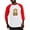 Red/White, variant on CafePress - Happy Highland Cow Baseball Jersey - Cotton Baseball Jersey, 3/4 Raglan Sleeve Shirt