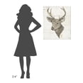 thumbnail image 4 of Global Gallery's 'Wild and Beautiful II with Brown' by Daphne Brissonnet Stretched Canvas Wall Art, 4 of 4