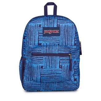 JanSport Cross Town Unisex Navy Blue School Bookbag Backpack