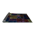 thumbnail image 2 of Ahgly Company Indoor Round Patchwork Light Blue Transitional Area Rugs, 7' Round, 2 of 4