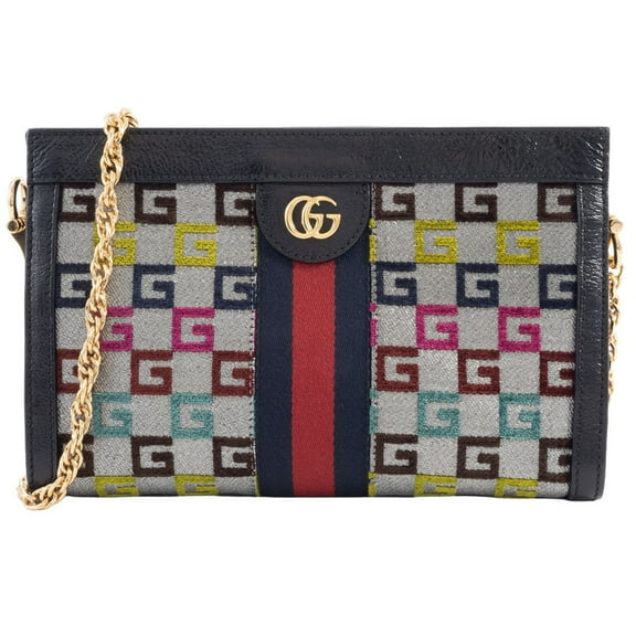 Pre-Owned Gucci Ophidia Small Chain Shoulder Bag 503877 Canvas | Leather Multicolor Women's...