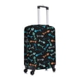 thumbnail image 3 of Uemuo Little Fish Skeleton Printed Washable Luggage Cover - Fashion Suitcase Protector Fits 18-32 Inch Luggage -Large, 3 of 9