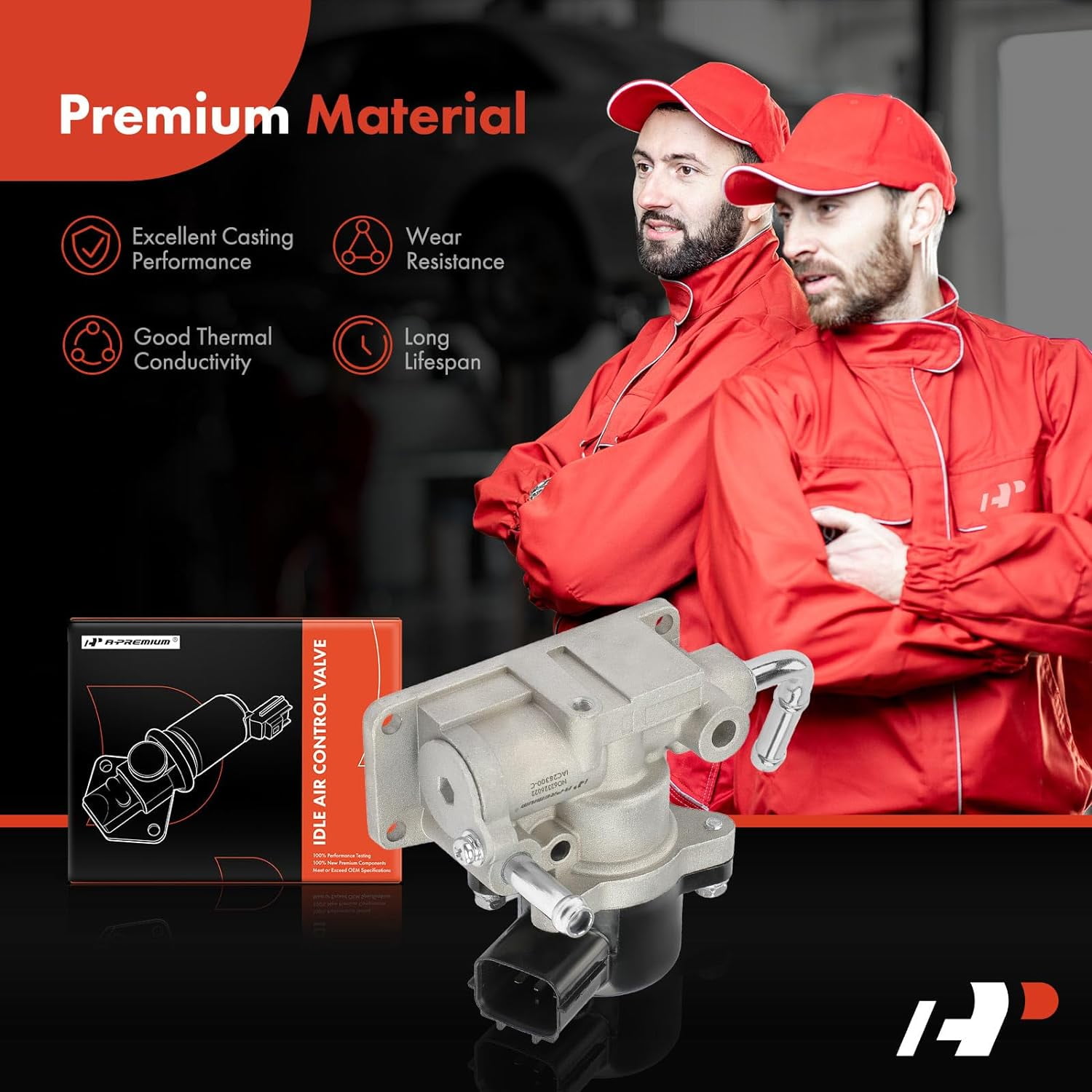 A-Premium Fuel Injection Idle Air Control Valve Compatible with Nissan Sentra 2000-2006 1.8L, Replace for# 237815M010
