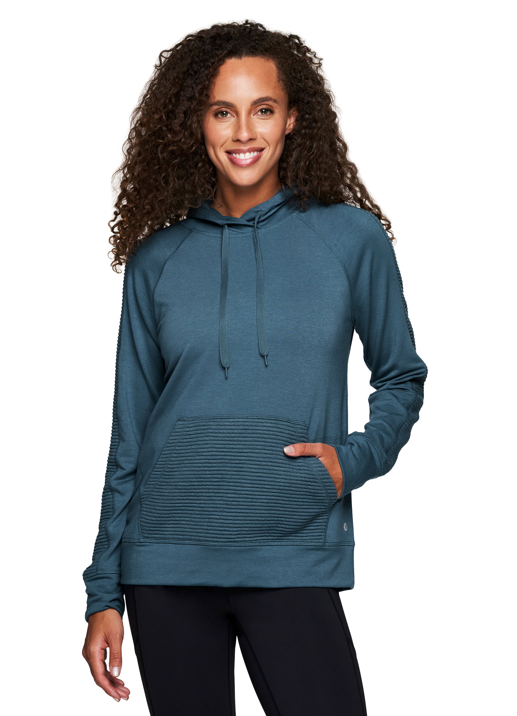 RBX Active Women's Ottoman French Terry Yoga Hoodie Pullover With ...