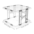 thumbnail image 3 of Shoes Rack Shoes Holder Multi Layer Sneaker Rack Space Saving Shoes Organizer Clear Vertical Shoe Rack, 3 of 8