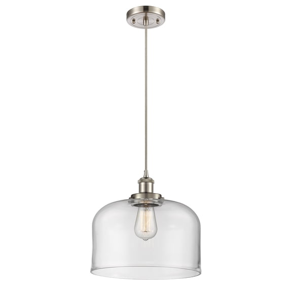 Innovations 916-1P-SN-G72-L-LED One Light Mini Pendant from Ballston collection