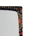 thumbnail image 2 of Ambesonne Ethnic Fitted Sheet, Floral Geometric Shapes, Twin XL Size, Indigo Scarlet, 2 of 2
