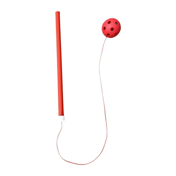 Pelota de rebote para niños, cuerda para saltar en el tobillo, juguete para niños, PP deportivo para padres e hijos rojo