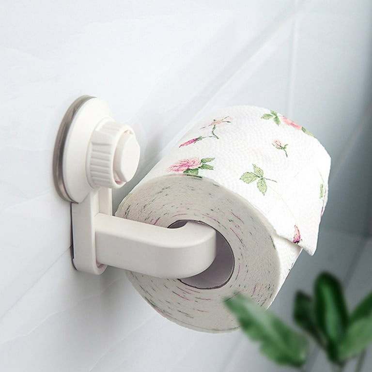 C-LARSS Wall Mount Suction Cup Tissue Holder Multifunctional Bathroom Towel  Toilet Roll Paper No Drilling Toilet Tissues Holder for Bathroom, Kitchen,  Washroom White - Yahoo Shopping