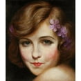 thumbnail image 2 of Charles Gates Sheldon 12x14 Gold Ornate Wood Frame and Double Matted Museum Art Print Titled - Dorothy Gish (1925), 2 of 4