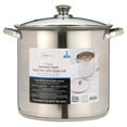 thumbnail image 5 of Mainstays Stainless Steel 12 Quart Stockpot with Lid, 5 of 11