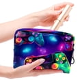 thumbnail image 4 of Game Controller PVC Waterproof Cosmetic Travel Bag with Zipper, Lightweight, Large Capacity, Printed Design - for Ladies and Girls on-the-Go, 4 of 6