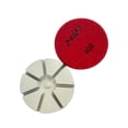 thumbnail image 5 of Almohadillas de pulido de diamante seco de 3 pulgadas Hormigón de piedra de 10 mm de espesor 50 # azul 400 rojo 400 rojo 400 rojo 400 rojo SM SunniMix Almohadillas de pulido en seco, 5 of 5