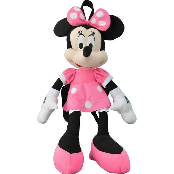 Disney Minnie Mouse Plush Backpack 16"