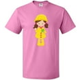 thumbnail image 3 of Inktastic Girl With Brown Hair, Yellow Raincoat, Frog T-Shirt, 3 of 5