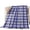 Blue, variant on Navy Blue Grid Gingham Quilted Comforters Cooling Blanket Oversized King Size, Abstract Modern Minimalist Stripe Checked Cold Comfort for Hot Sleepers Lightweight Air Conditioning Quilt Blanket