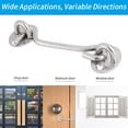 thumbnail image 2 of Less Than 5 Faucets Heavy Lock Stainless Lock Gate Steel Solid Door Barn Duty Thicken Tools & Home Improvement, 2 of 9