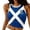 Blue, variant on Womens Tops Trendy Scotland Fan Series Sleeveless Sports Soft Couple Shirts,Blue,M