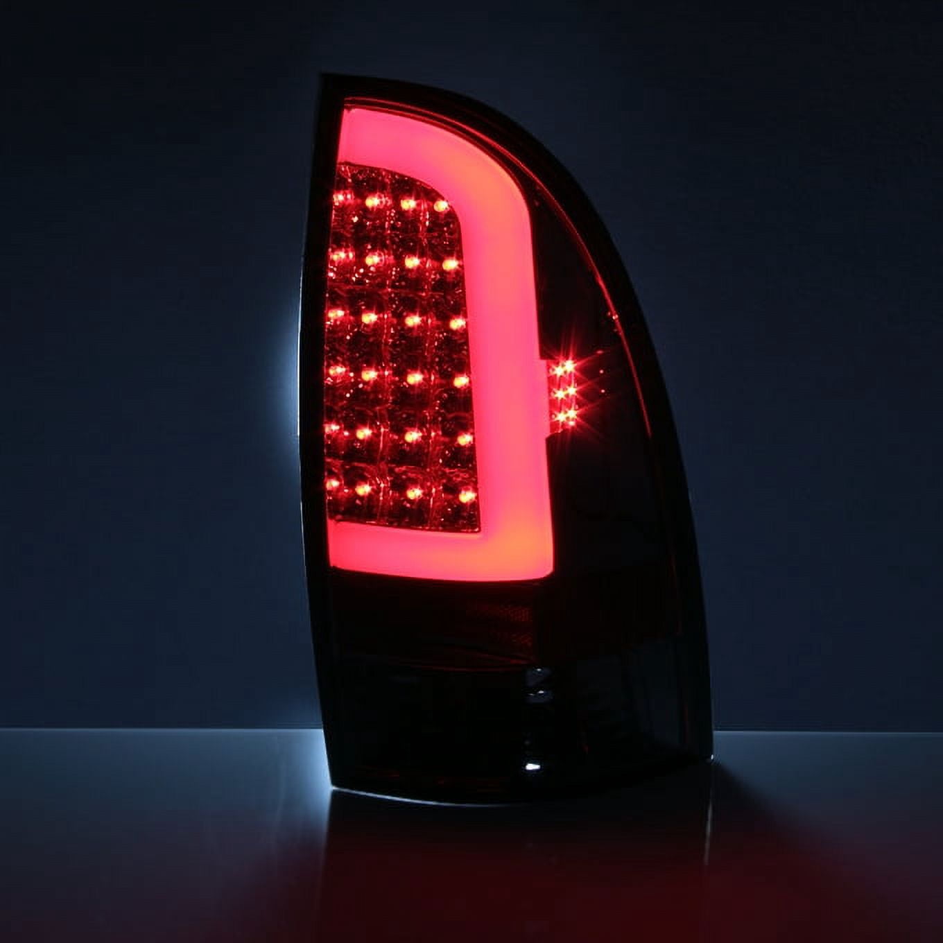 AKKON - For 05-15 Toyota Tacoma Pickup Smoked Lens C-Shape LED Tube Tail Brake Light Lamp Assembly