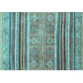 thumbnail image 1 of Ahgly Company Indoor Rectangle Abstract Light Blue Modern Area Rugs, 8' x 10', 1 of 4
