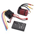 thumbnail image 4 of El motor impermeable 3650 sin cepillo está equipado con un accesorio de Kit combinado de tarjeta de programación 60a esc, adecuado para 1 / 10 RC car 5200kv, 4 of 10