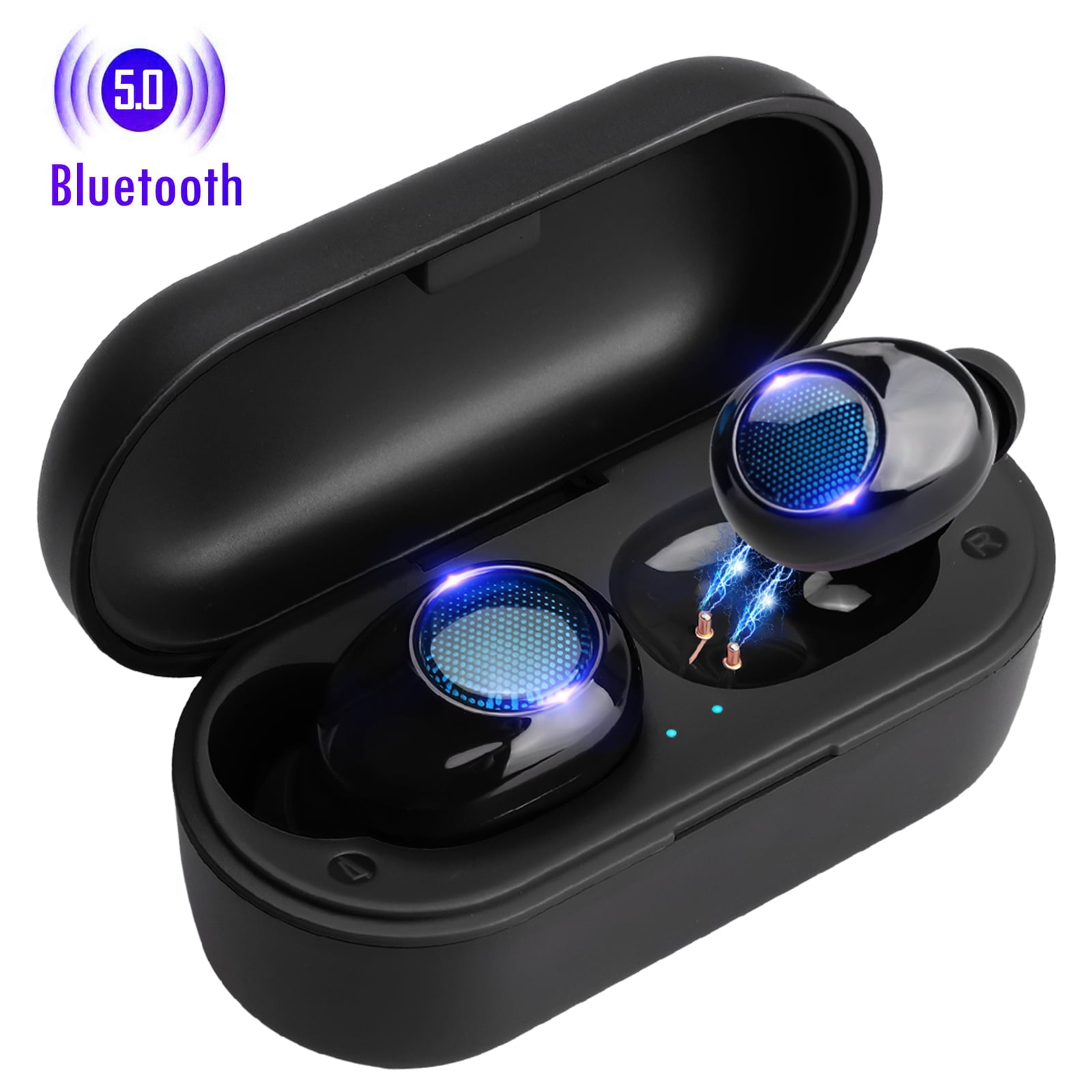 Wireless Earbuds, EEEKit Bluetooth 5.0 Headphones IPX7 Waterproof Earbuds, 30Hrs Playtime, in Ear Headset with Mic, Deep Bass 3D Stereo Sound, Noise Canceling, for Sports Work Out, Easy Pairing