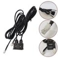 thumbnail image 2 of Car Dash Mount Dual Usb Port Panel Interface Extension 145Cm Cable Adapter, 2 of 9