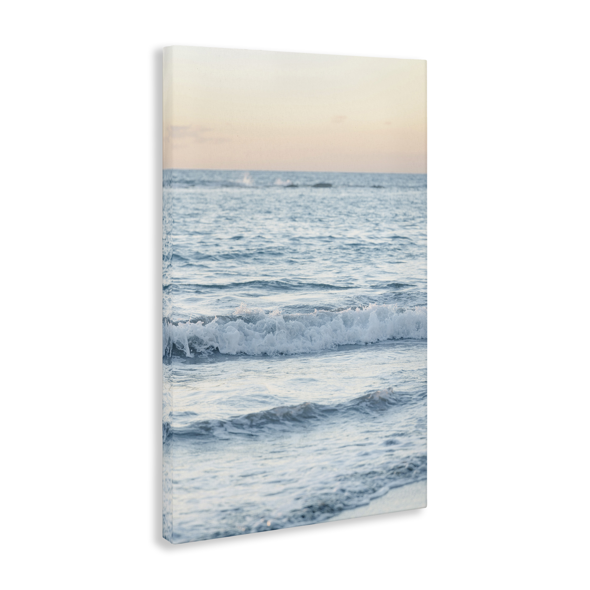 Stupell Industries Sunset & Sea View Coastal Photography Gallery Wrapped Canvas Art Print Wall Art, 30 x 45