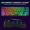thumbnail image 4 of Combo de teclado y ratón para juegos CHONCHOW con 60% de retroiluminación RGB, 4 of 8