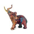 thumbnail image 1 of Elephant Decor Creativity Graffiti Elephant Figurines,Home Decor Art Elephant Statue, 1 of 5
