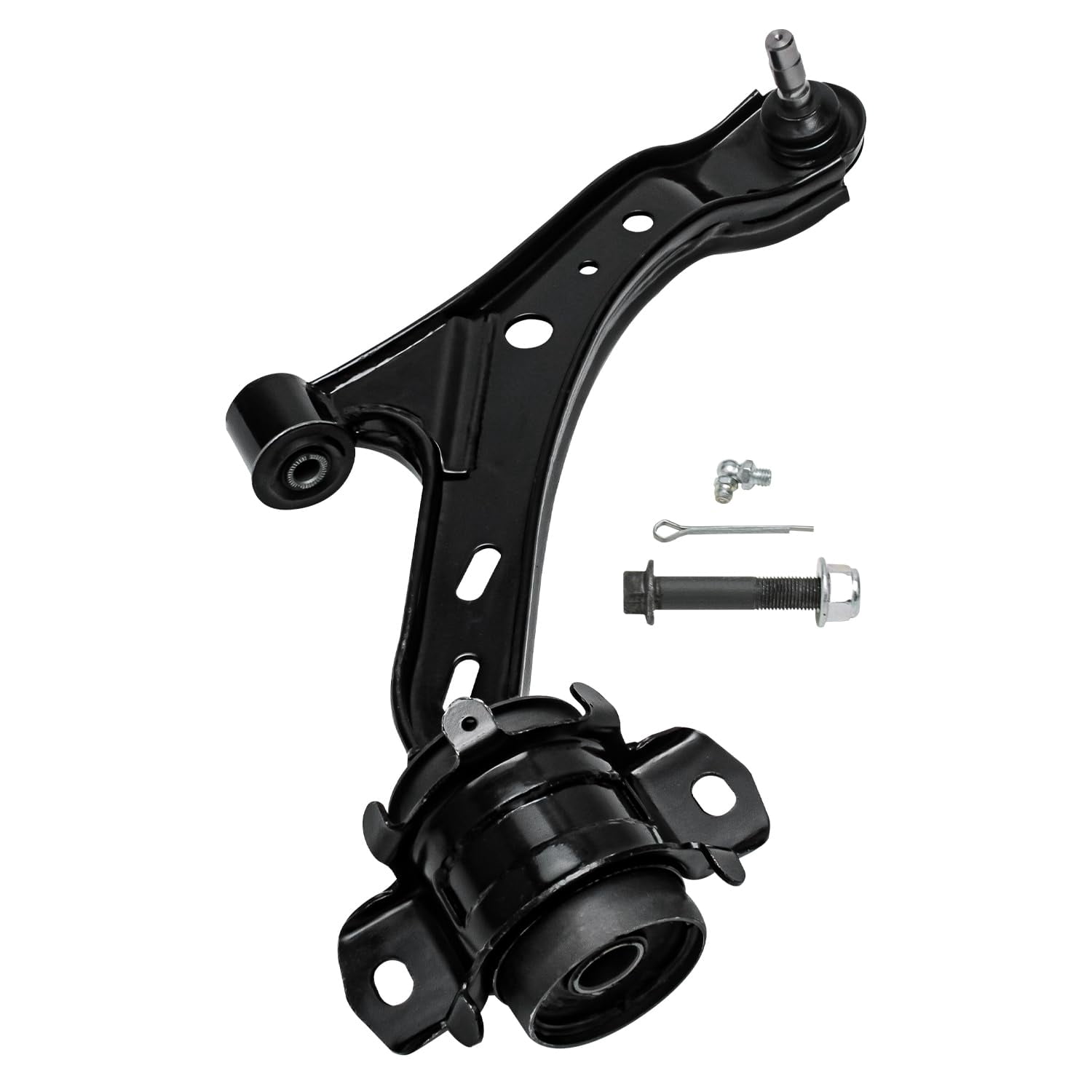 Detroit Axle - Front Right Lower Control Arm for 2005-2010 Ford Mustang, Lower Right Control Arm w/Ball Joint Assembly Replacement