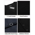 thumbnail image 7 of COOFANDY Men Lightweight Suit Vest Tweed Vest for Business Wedding Party Prom, 7 of 7