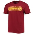 thumbnail image 2 of Men's '47 Burgundy Washington Commanders Wordmark Imprint Super Rival T-Shirt, 2 of 3