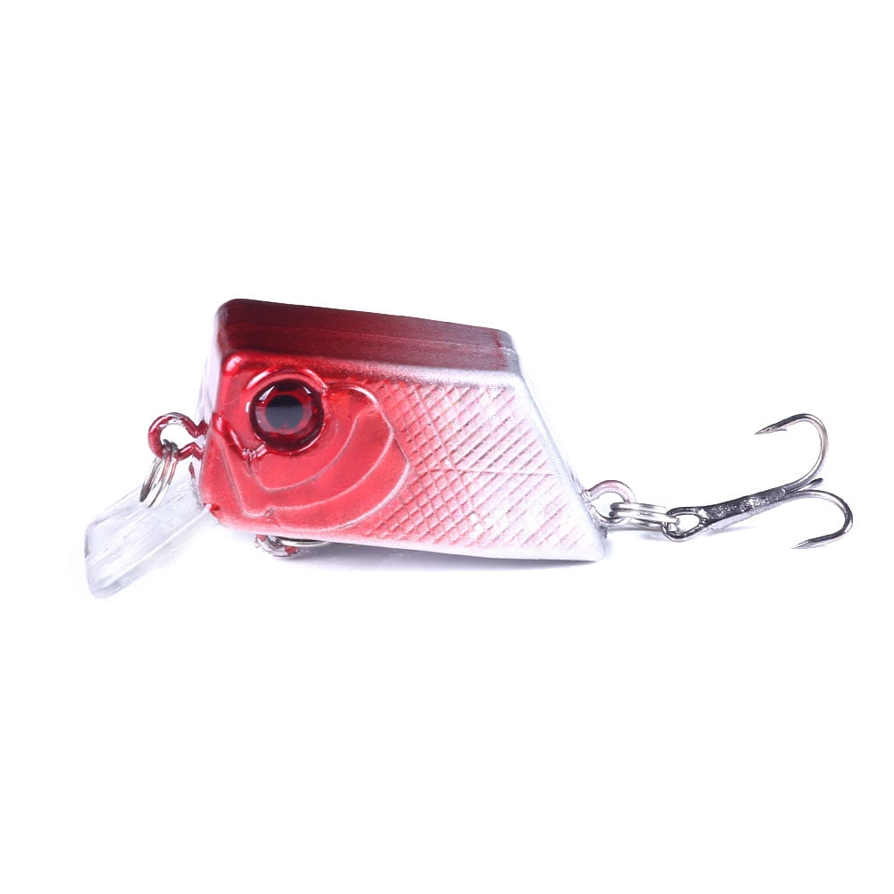 HENGJIA Square Bill Crankbaits for Bass, 10pcs Crank Baits Fishing lures, Topwater Fishing Hard Baits for Bass Trout Freshwater and Saltwater