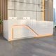 thumbnail image 2 of Consable Modern Reception Desk Computer European Information Cashier Table Lectern Mostrador Tienda Garden Furniture Sets My Lux Decor Round, 2 of 8