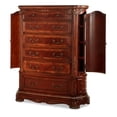 thumbnail image 3 of Michael Amini Cortina Wood Chest in Honey Walnut, 3 of 13